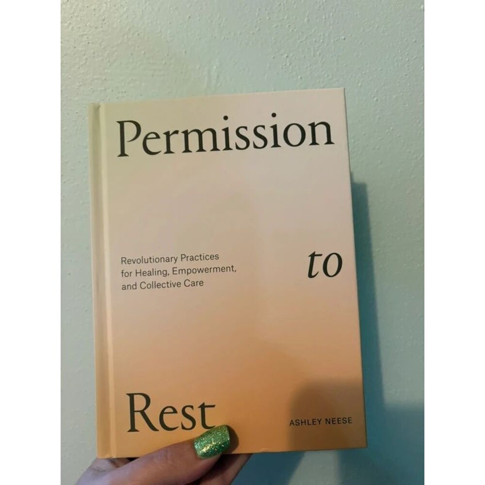 Permission to rest hardcover book